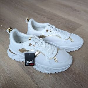Roberto Cavalli Buty Damskie Women Cavalli Class Sport Everyday Sneakers US 7